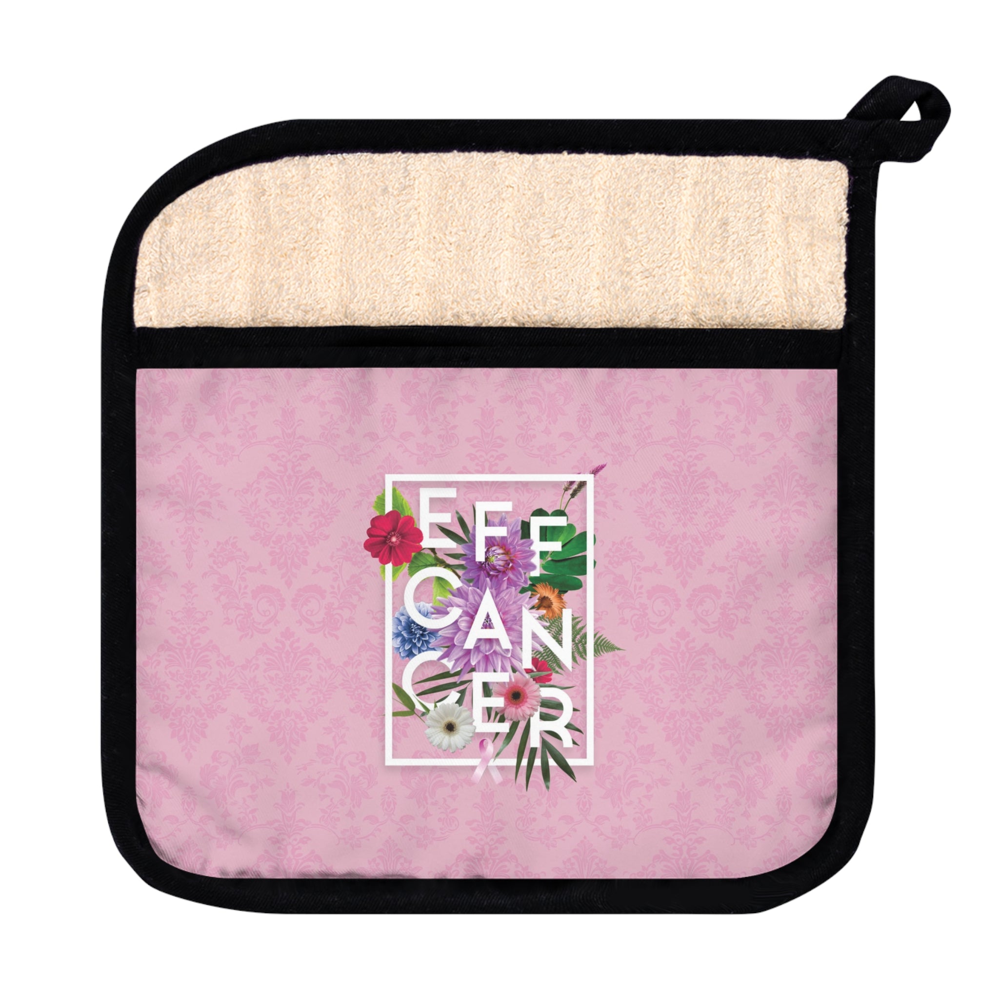 Floral Eff Pot Holder