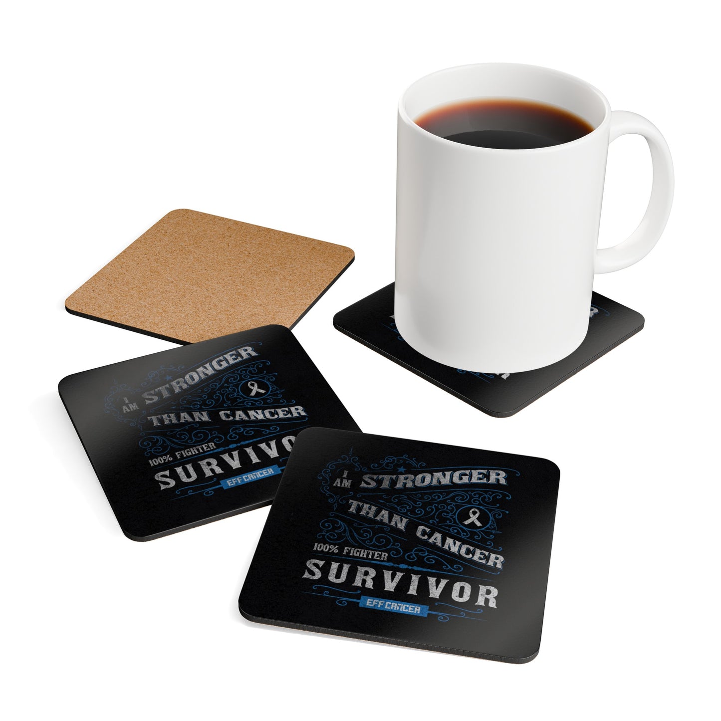 Vintage Stronger Coaster Set