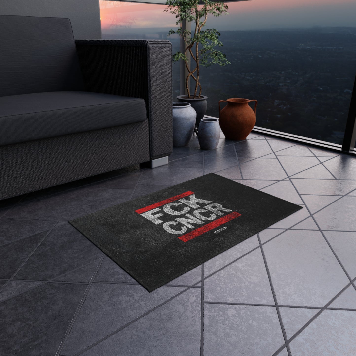 FCK CNCR Outdoor Rug
