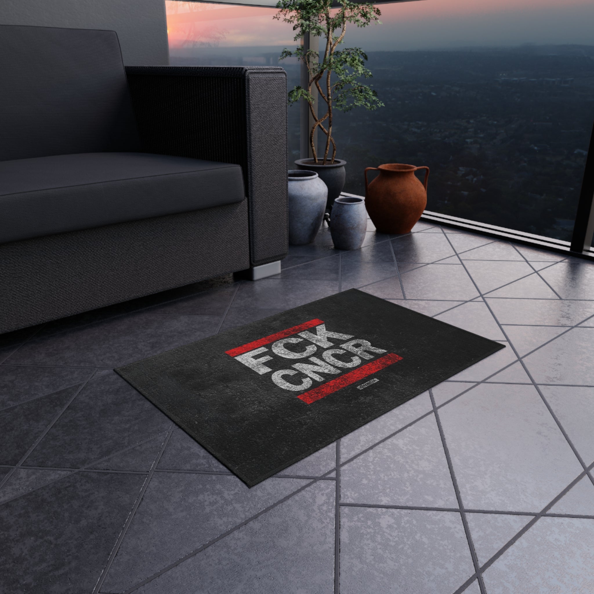 FCK CNCR Outdoor Rug