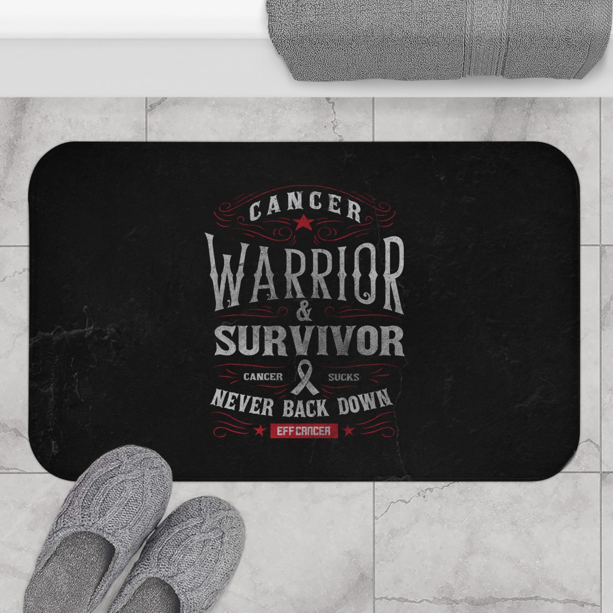 Vintage Warrior Bath Mat