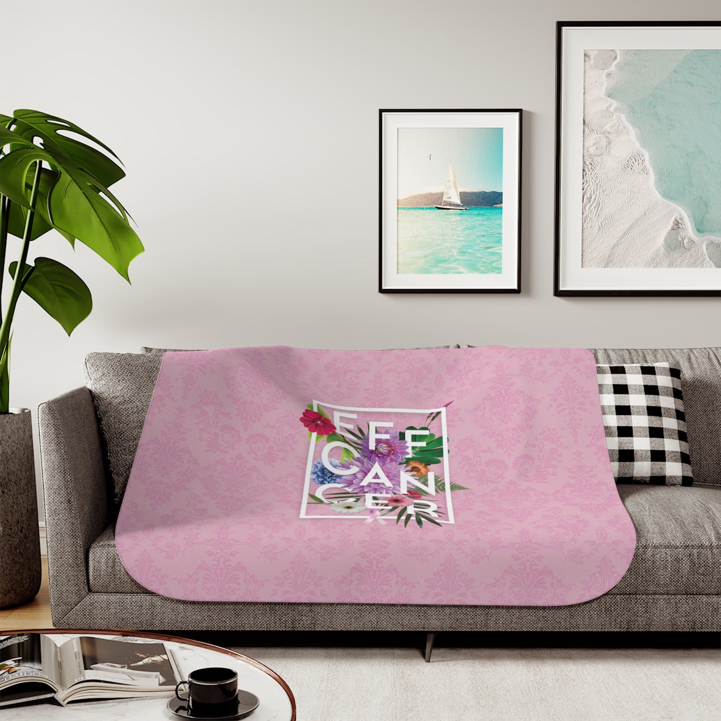 Floral Eff Sherpa