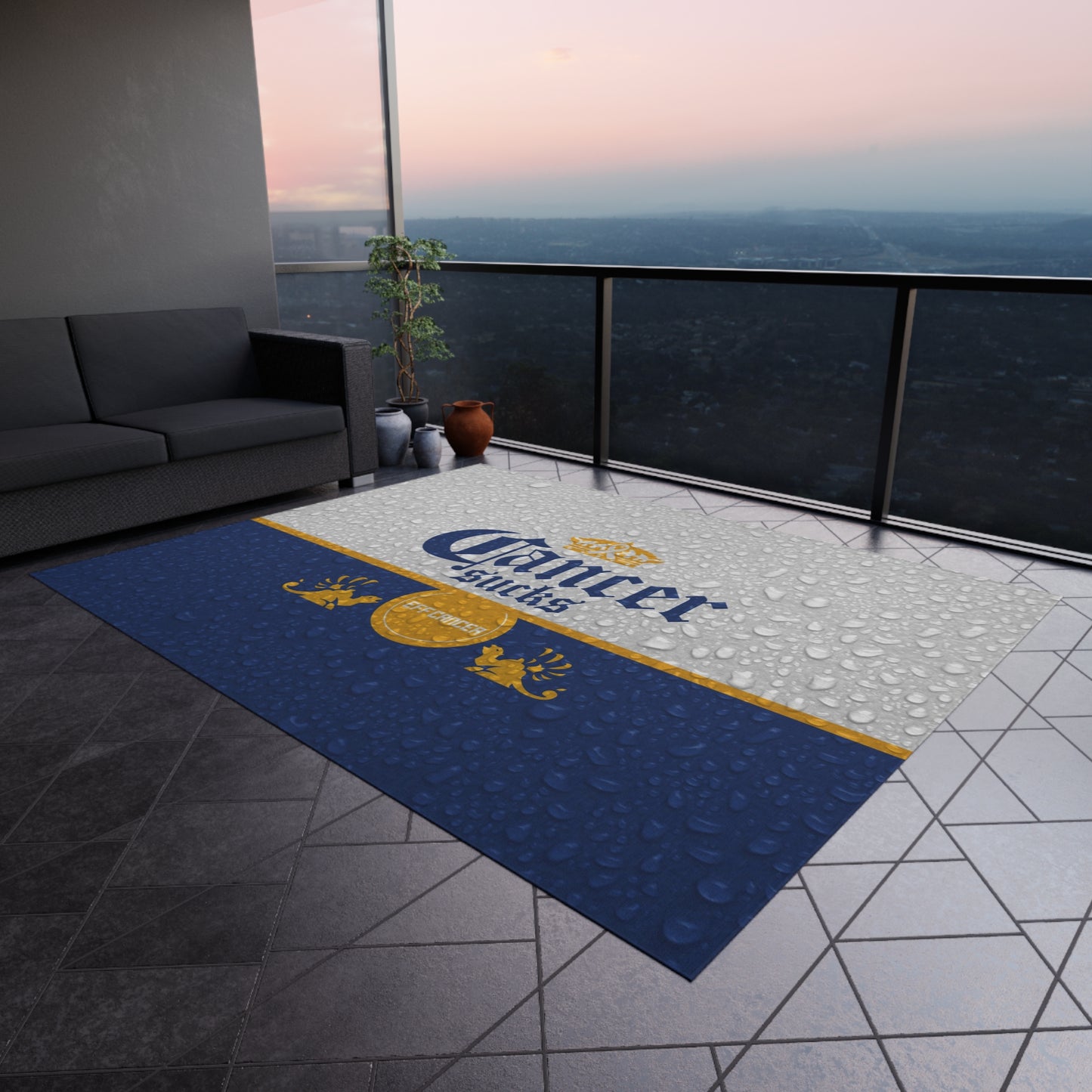 Cerveza Outdoor Rug