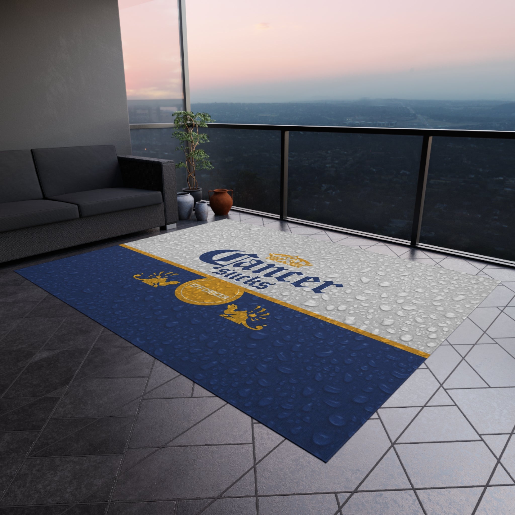 Cerveza Outdoor Rug
