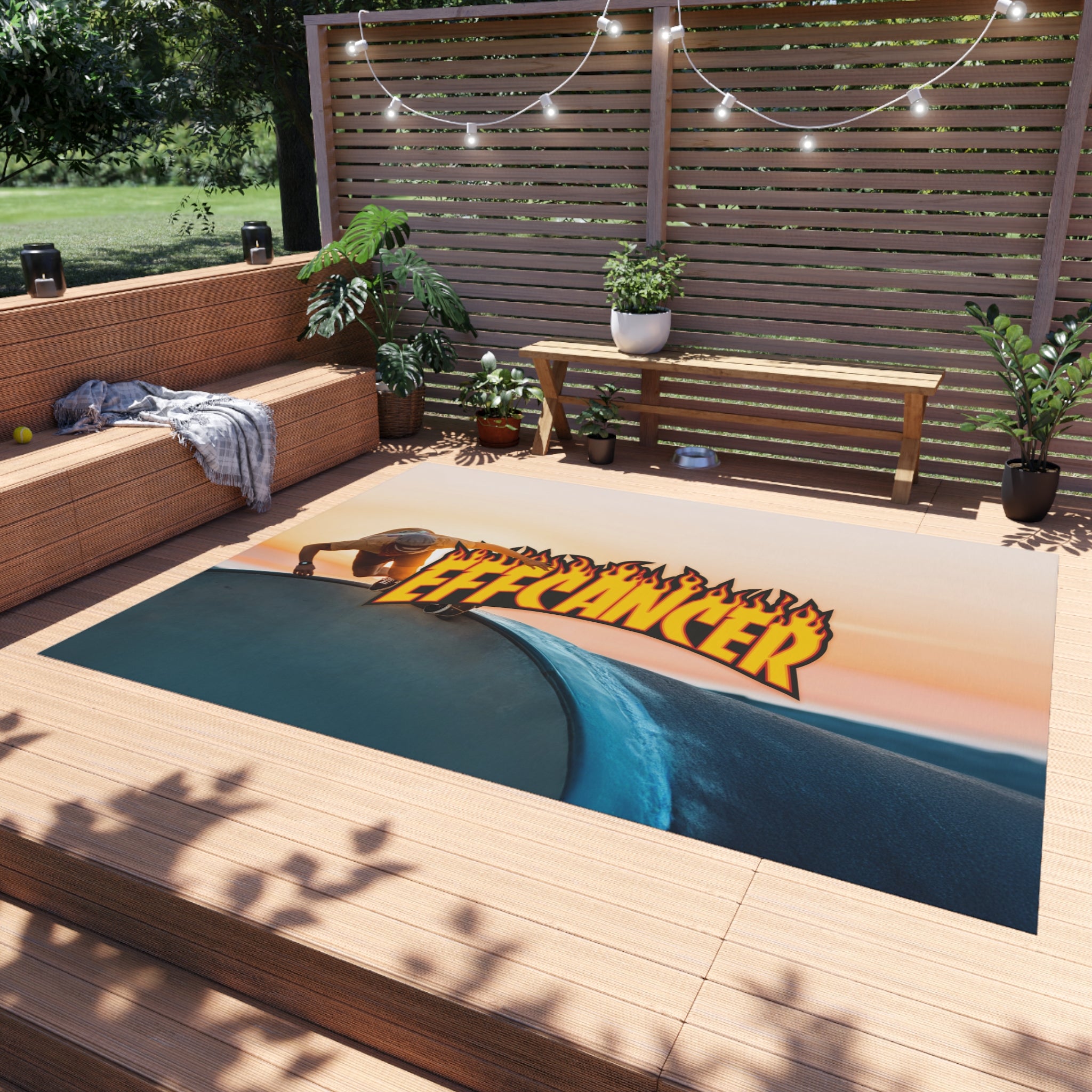Thrashed Outdoor Rug