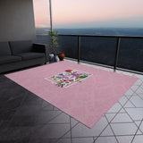Floral Eff Outdoor Rug