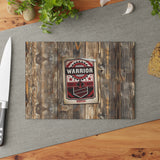 Warrior Street Glass Cutting Board