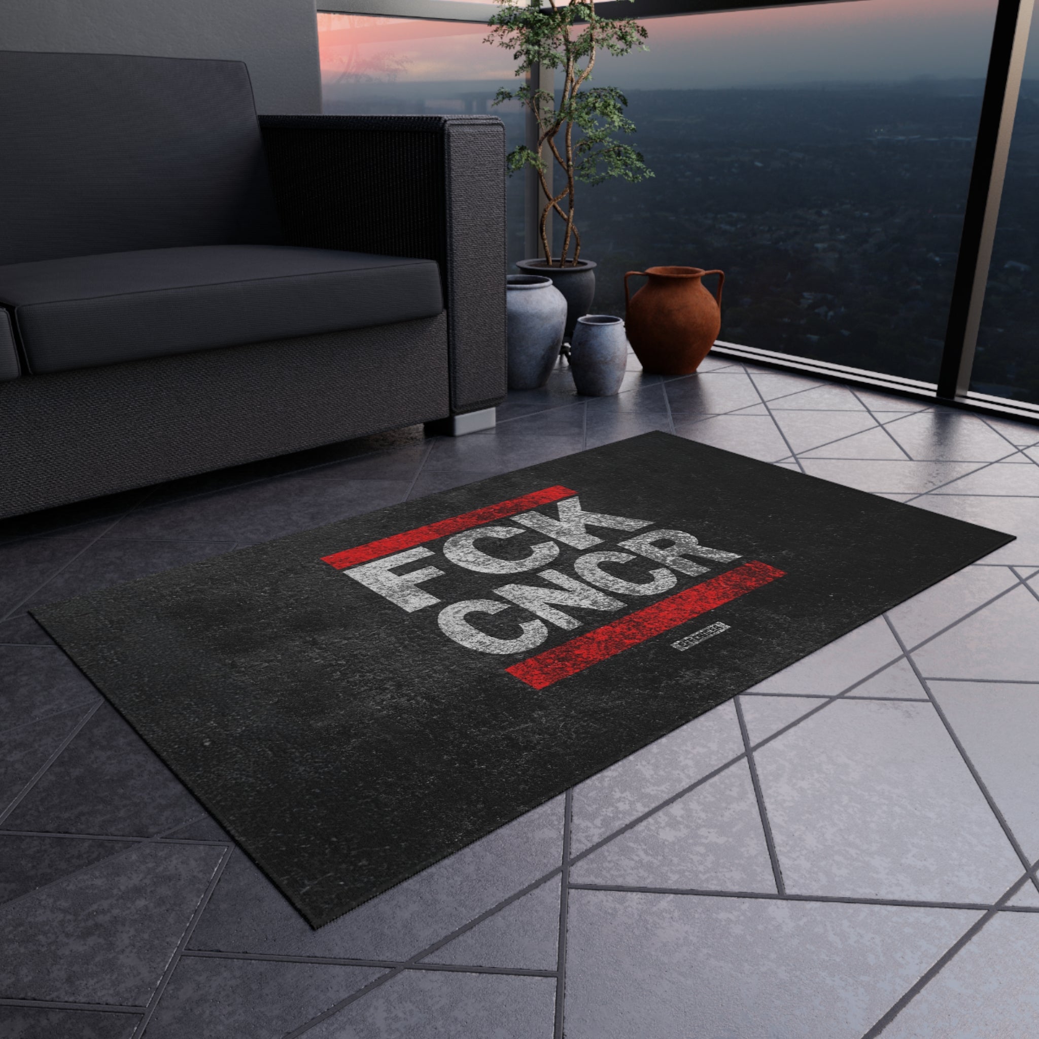 FCK CNCR Outdoor Rug