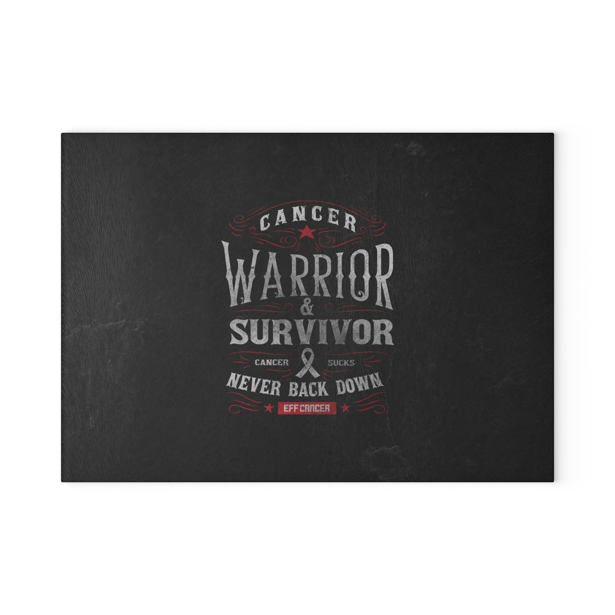 Vintage Warrior Glass Cutting Board