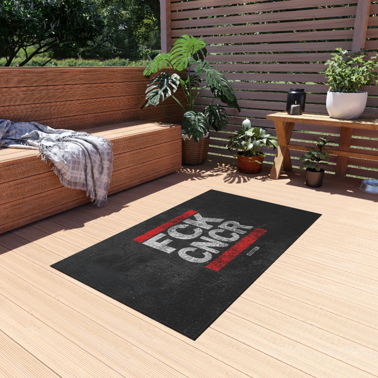 FCK CNCR Outdoor Rug