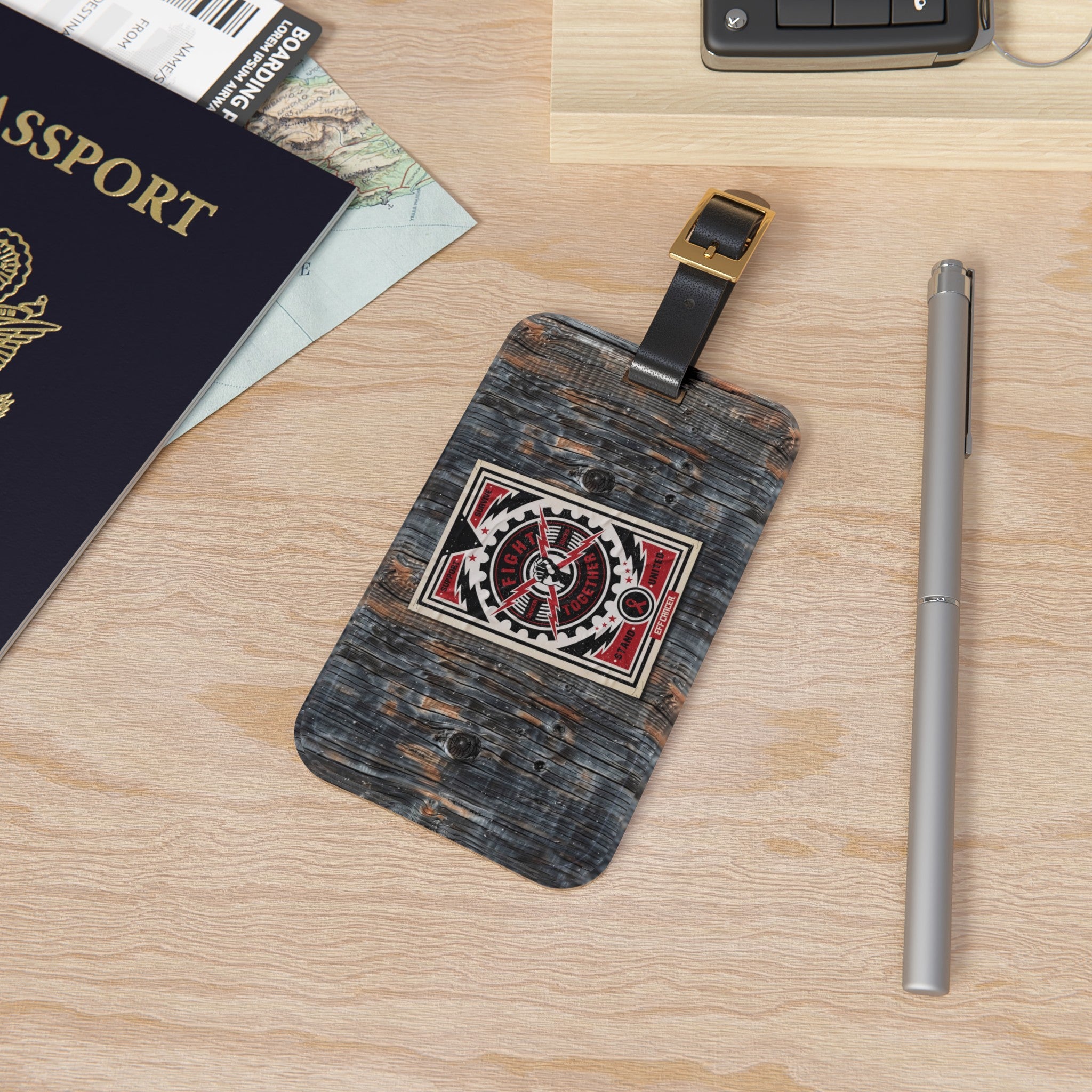 Fight Together Street Luggage Tag
