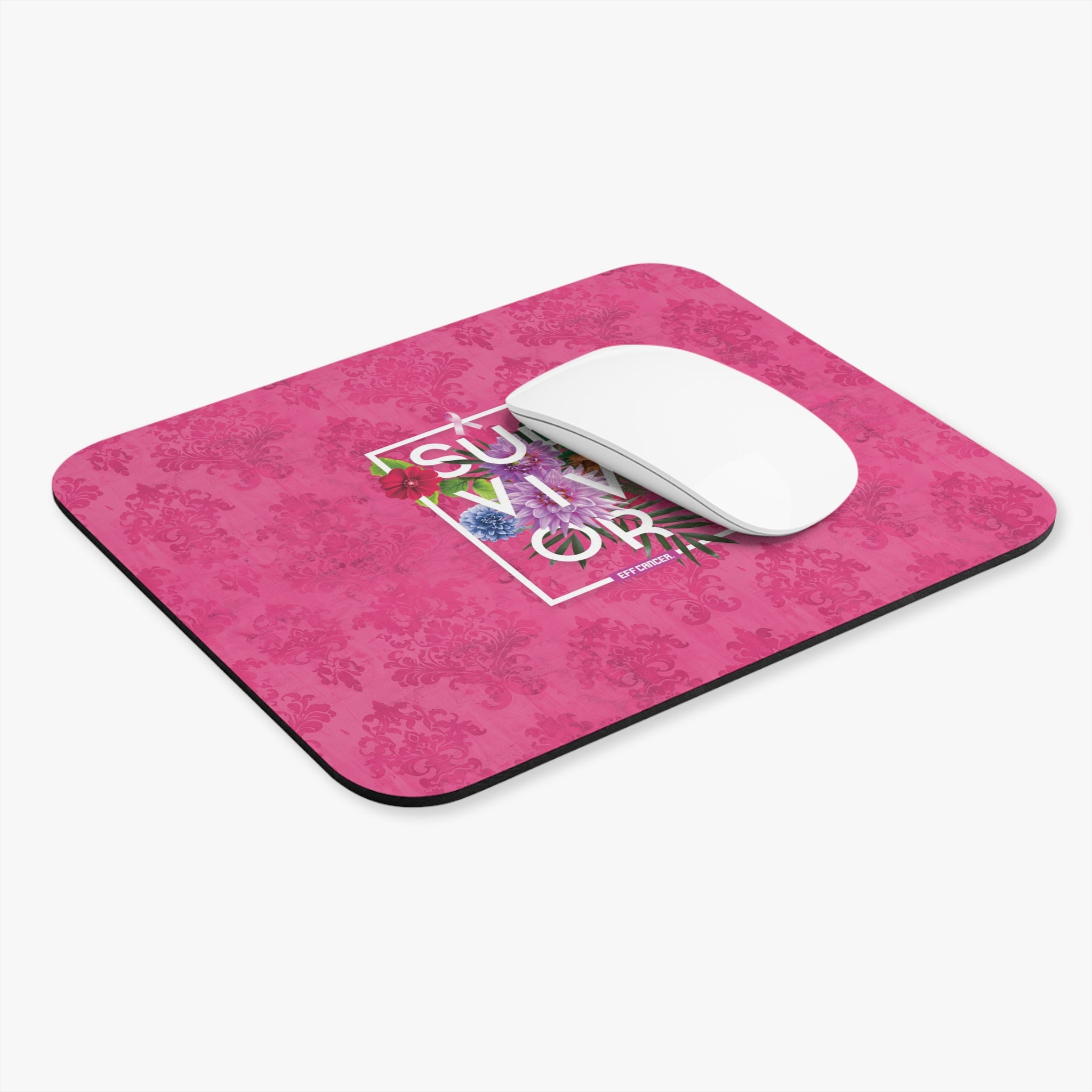 Floral Survival Mouse Pad