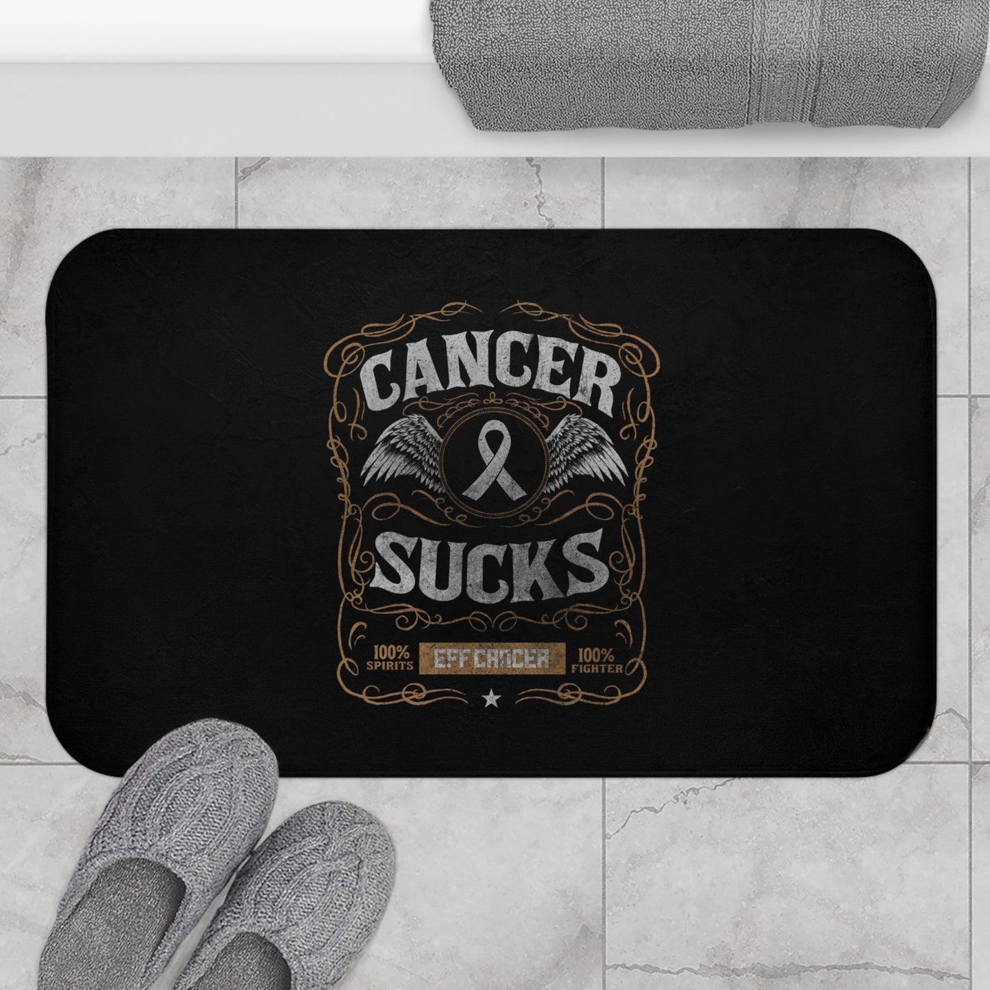 Vintage Sucks Bath Mat