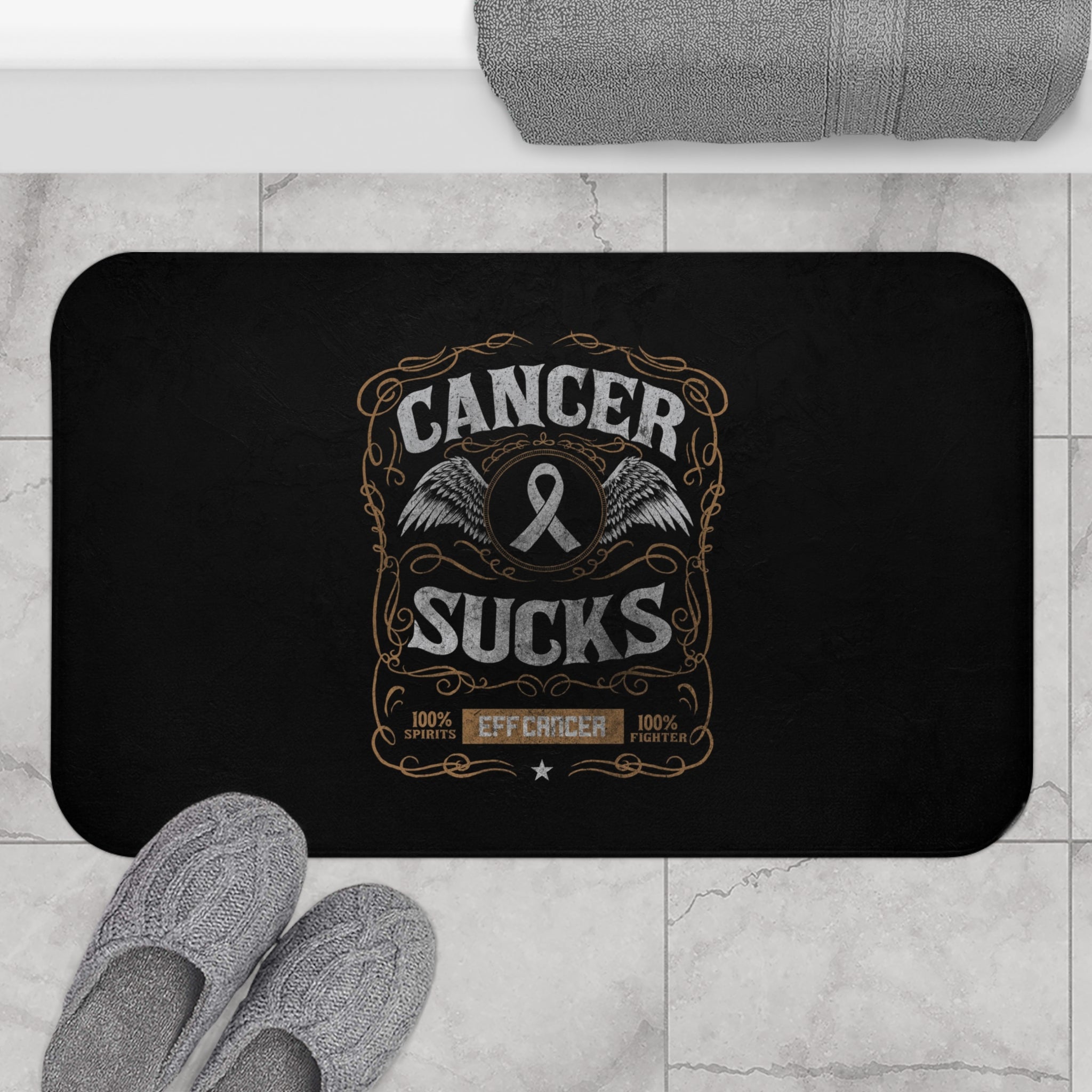 Vintage Sucks Bath Mat