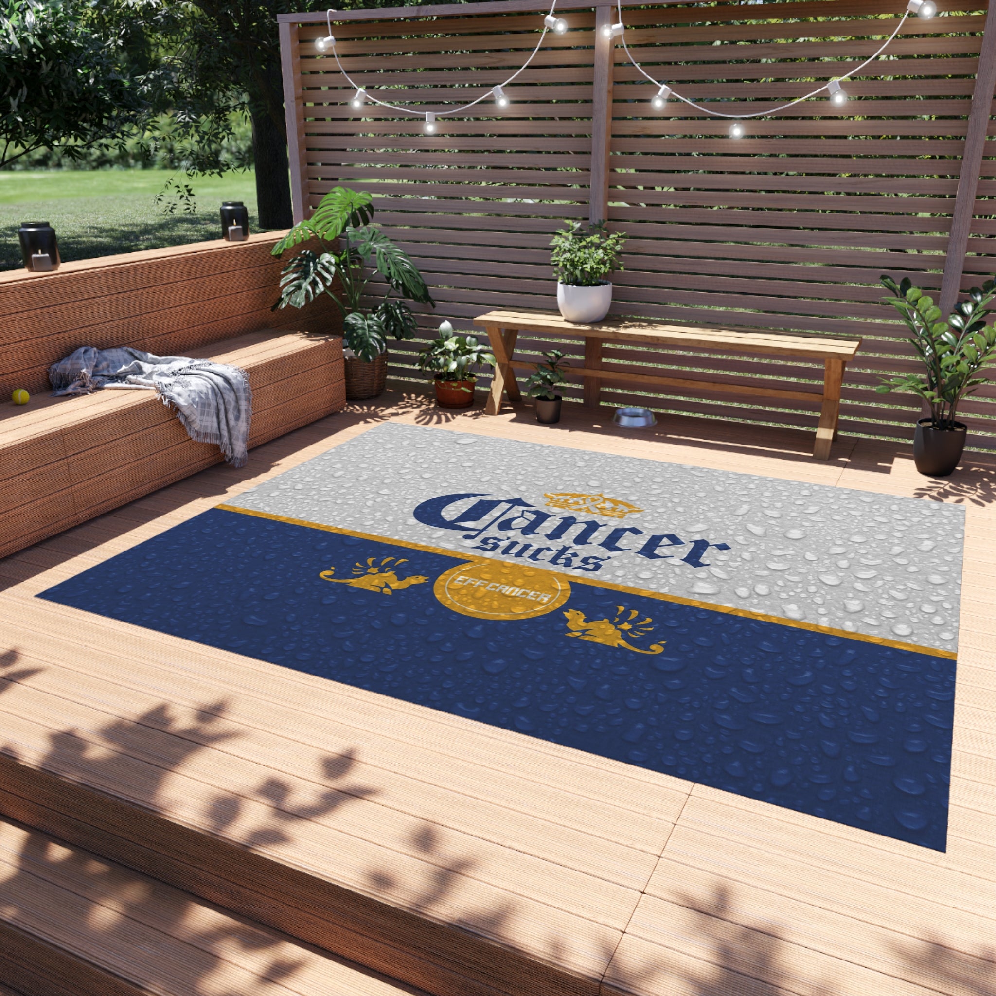 Cerveza Outdoor Rug