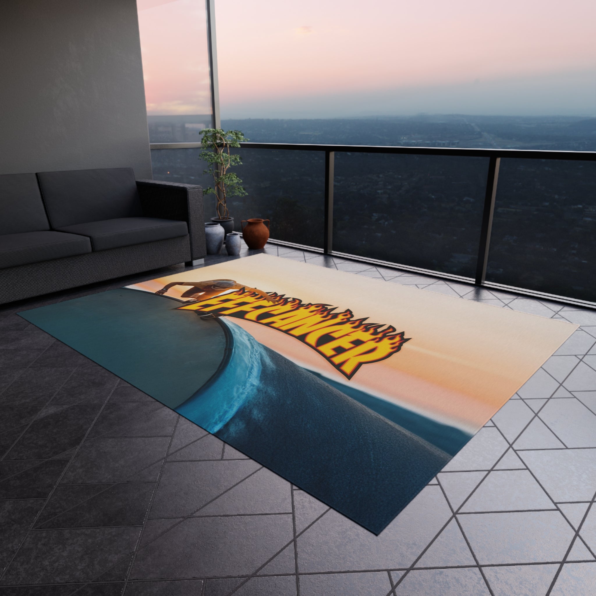 Thrashed Outdoor Rug