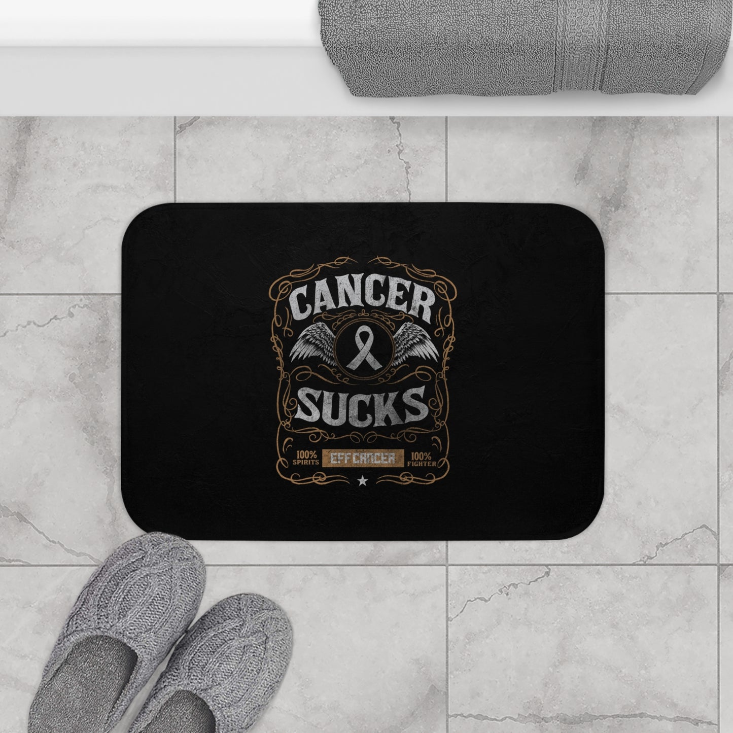 Vintage Sucks Bath Mat