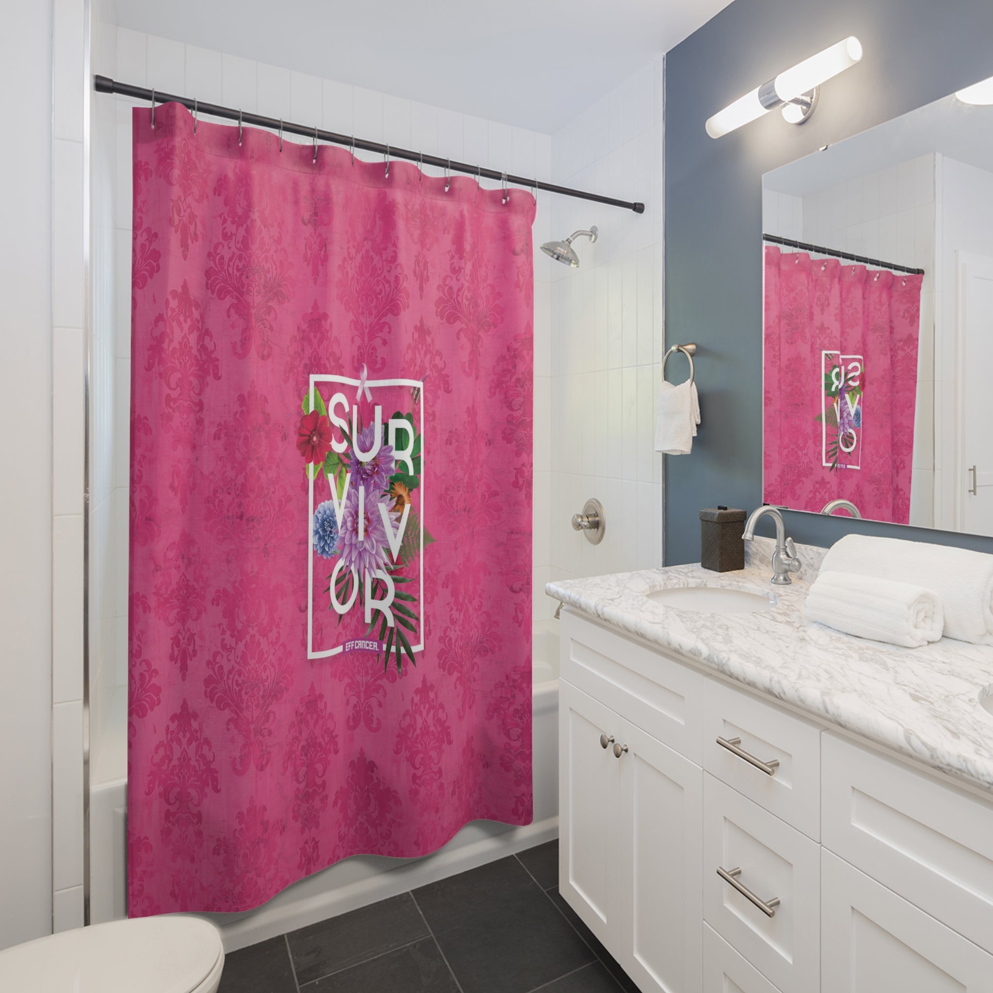 Floral Survival Shower Curtain