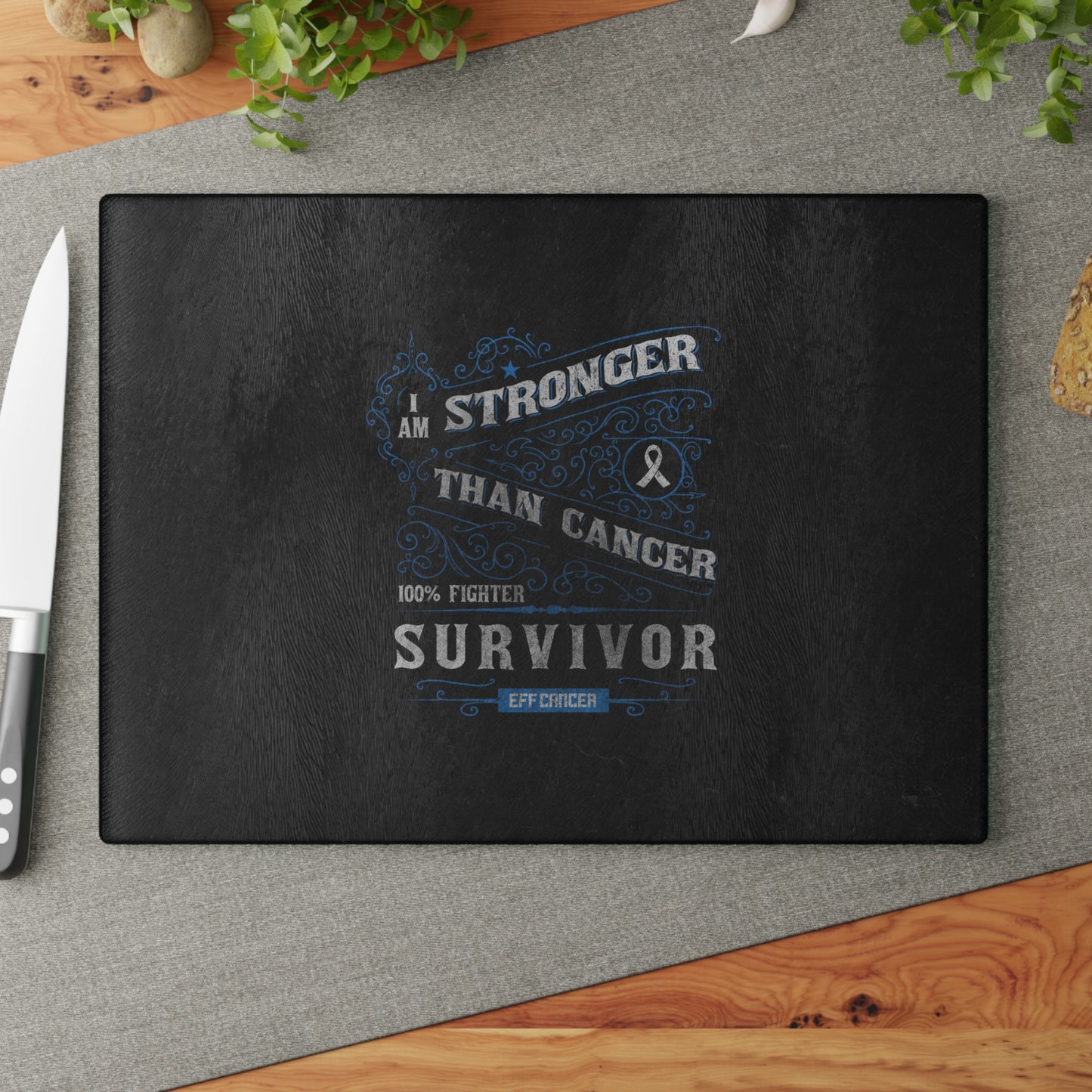Vintage Stronger Glass Cutting Board