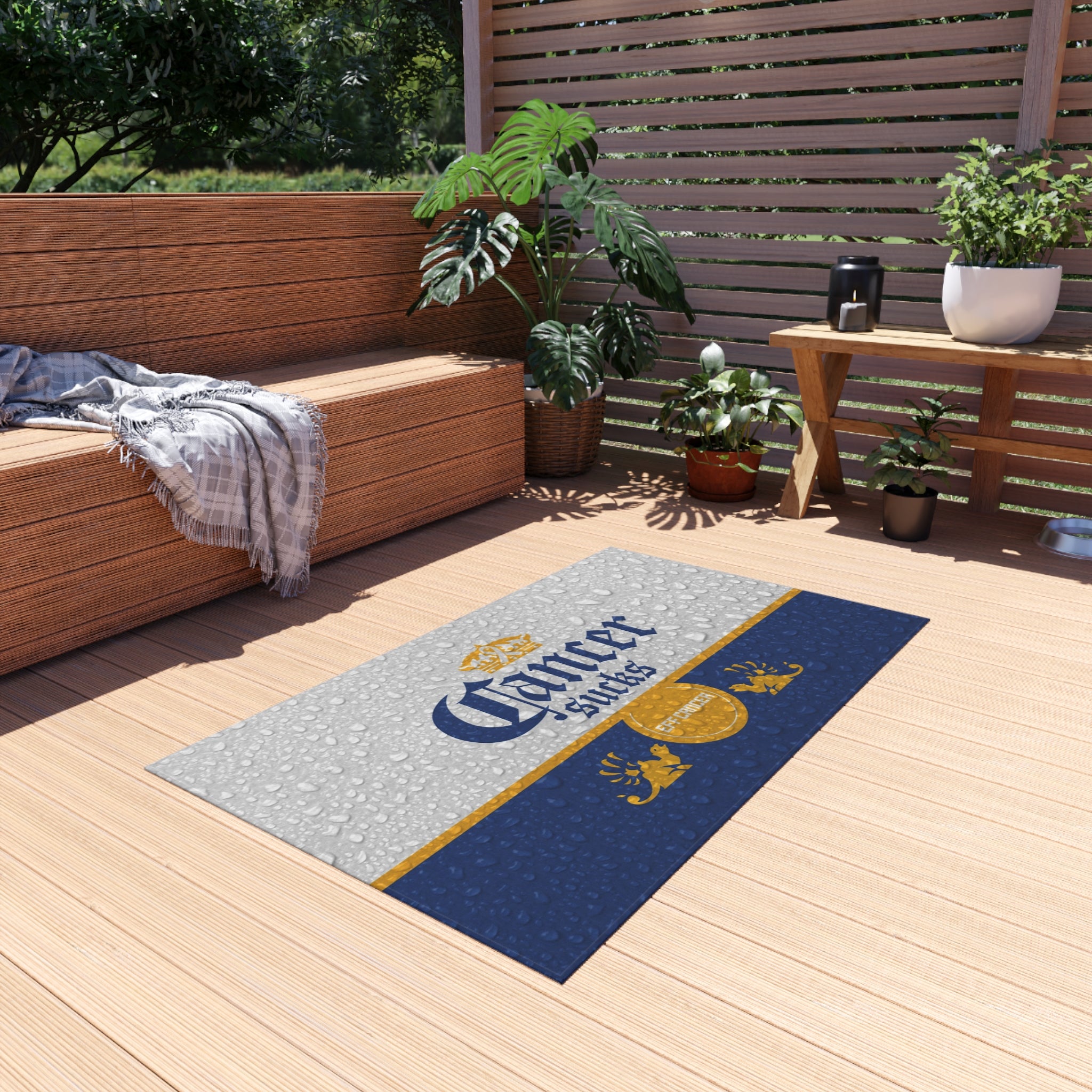 Cerveza Outdoor Rug