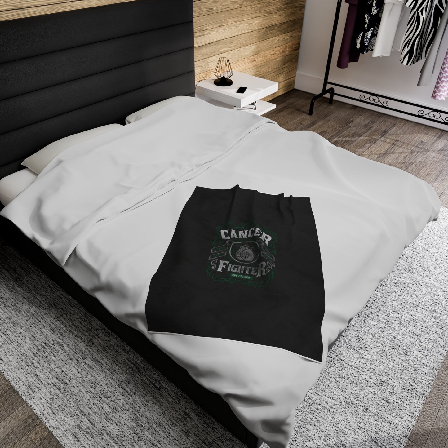 Vintage Fighter Plush Blanket