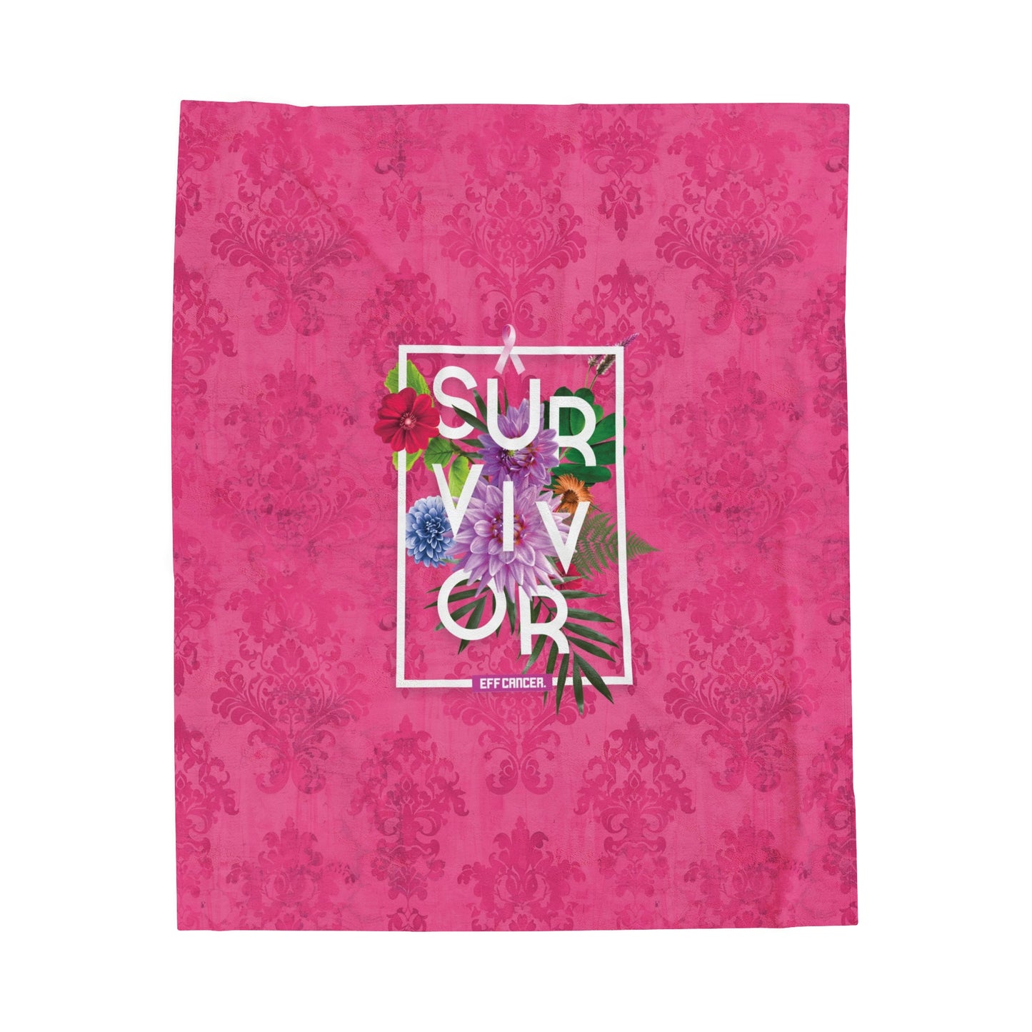 Floral Survival Plush Blanket