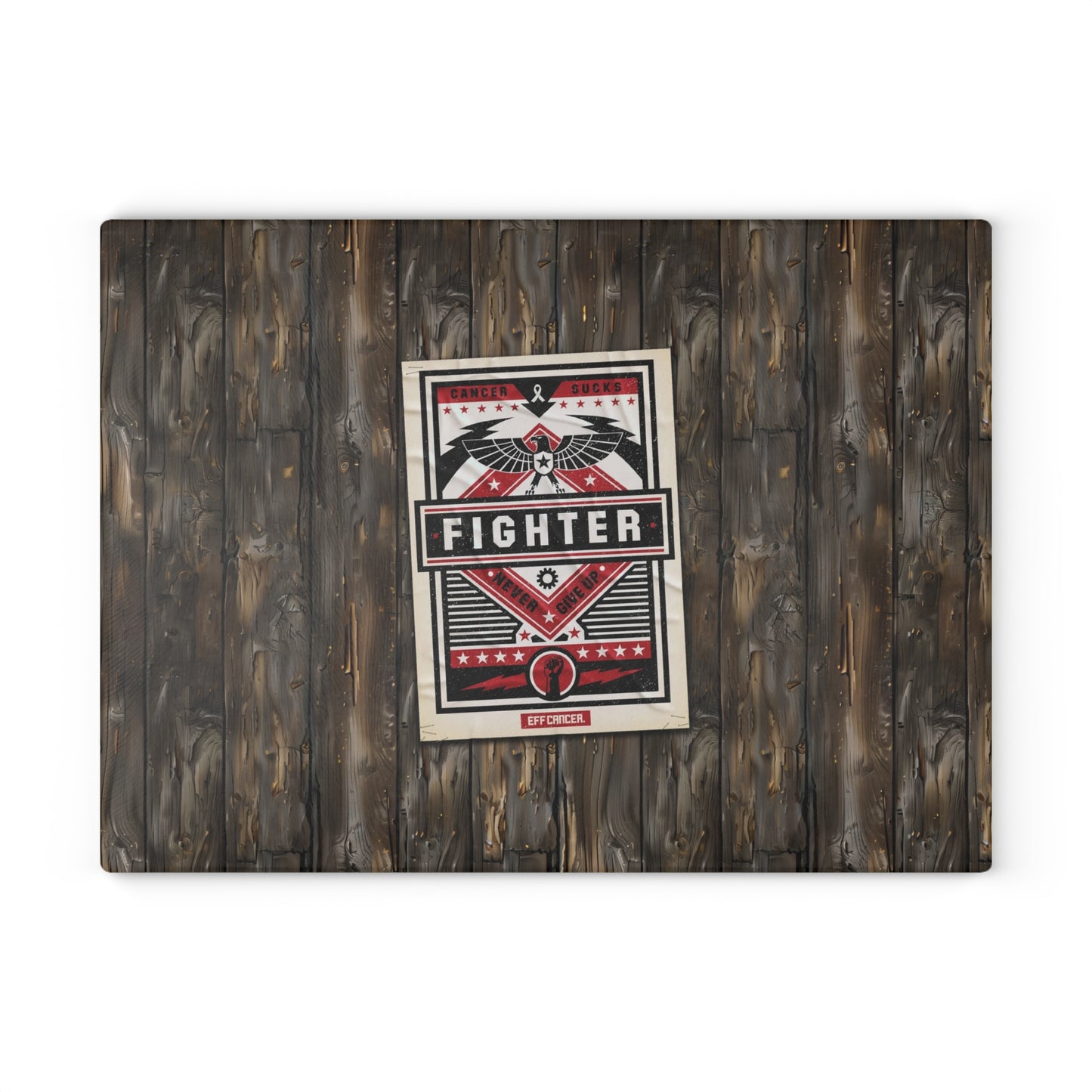 Fighter Street Glass Cutting Board