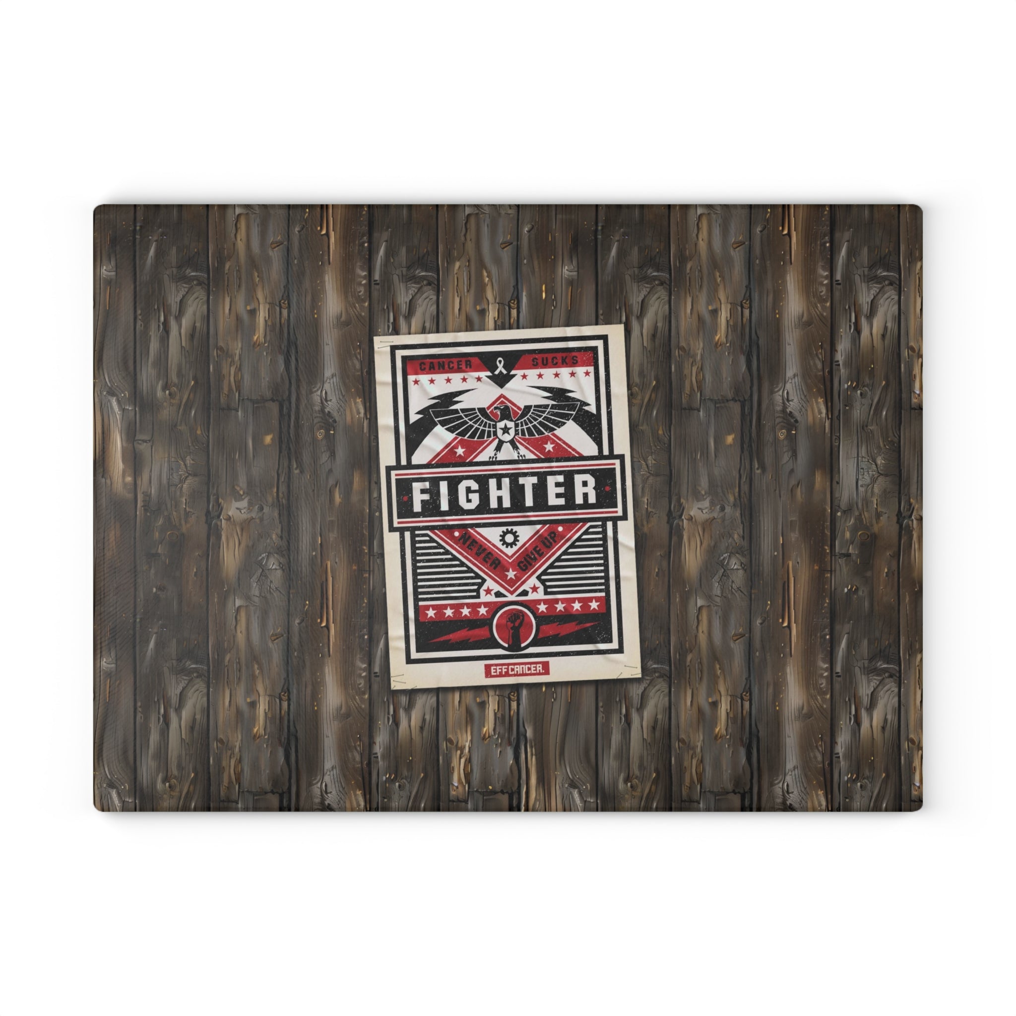 Fighter Street Glass Cutting Board