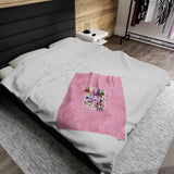 Floral Eff Plush Blanket