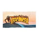 Thrashed Beach Towel