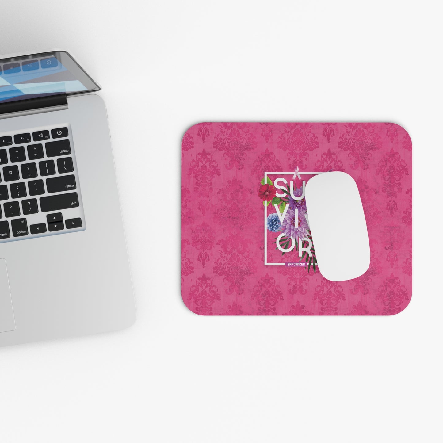 Floral Survival Mouse Pad