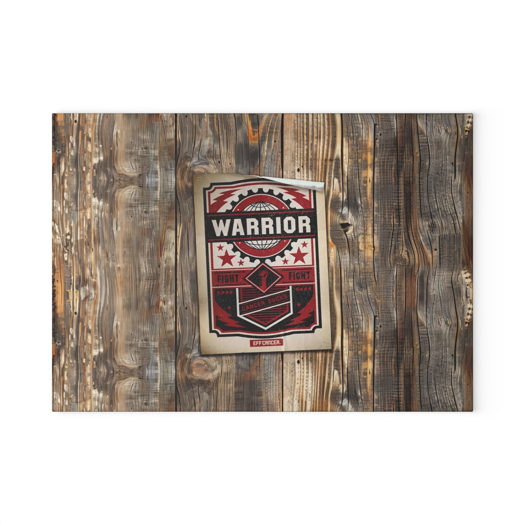 Warrior Street Glass Cutting Board