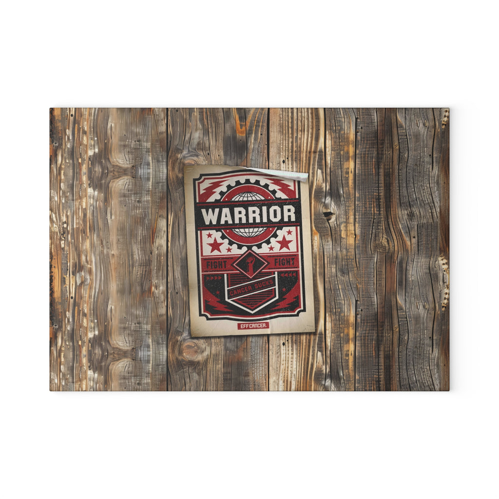 Warrior Street Glass Cutting Board