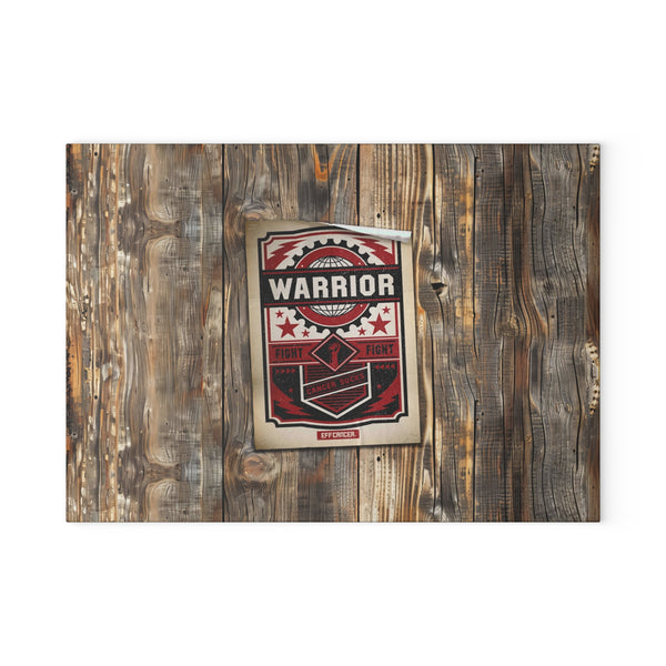 Warrior Street Glass Cutting Board