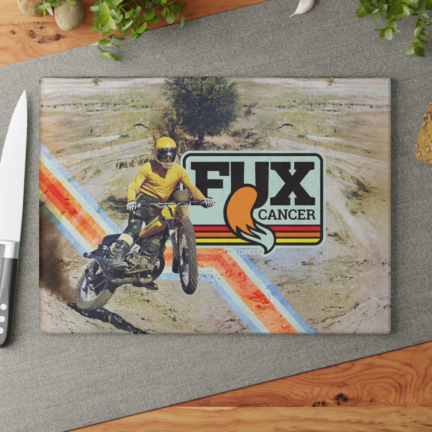Fux Glass Cutting Board