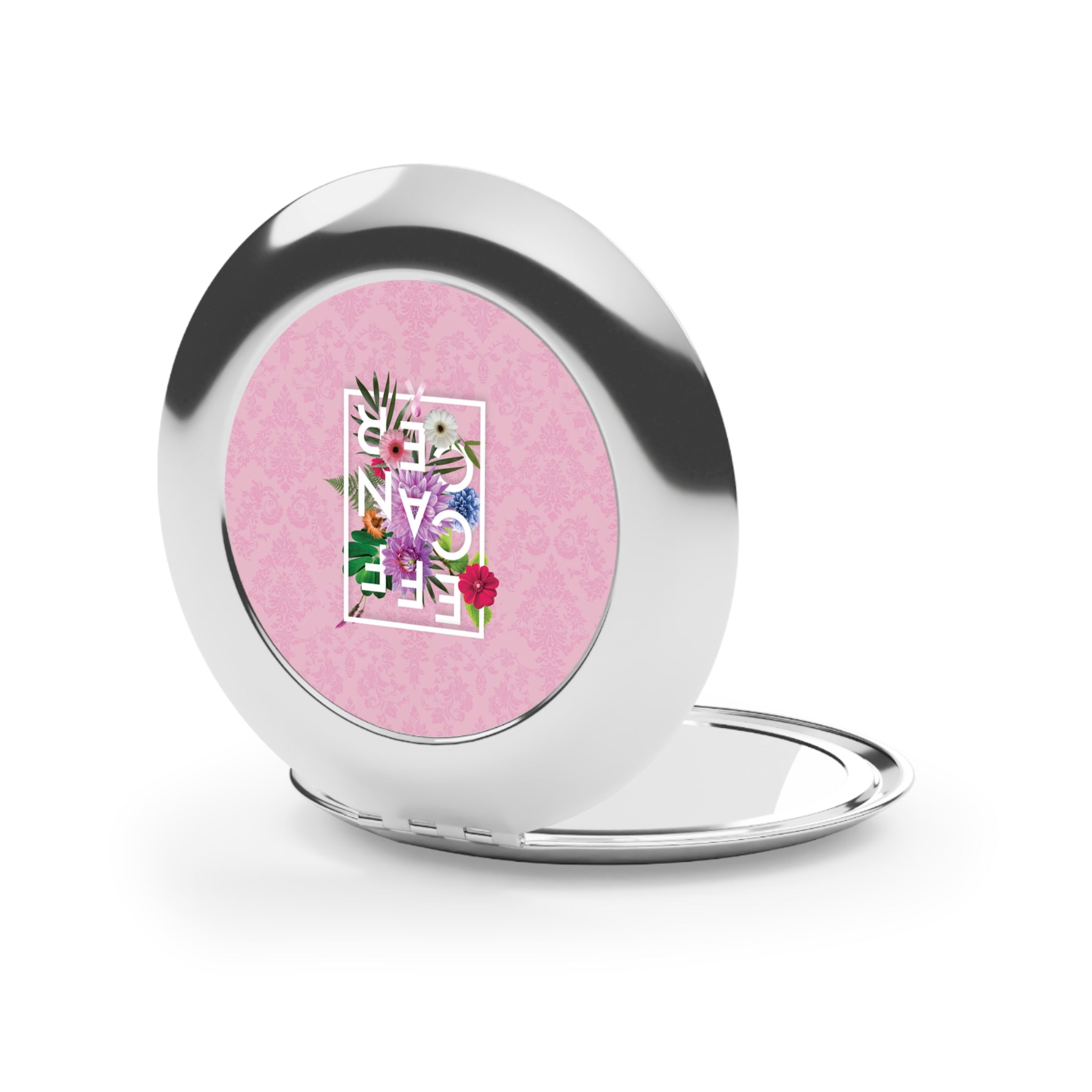 Floral Eff Travel Mirror