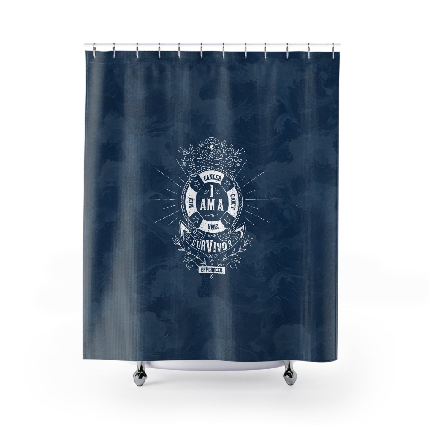 Never Sink Shower Curtain