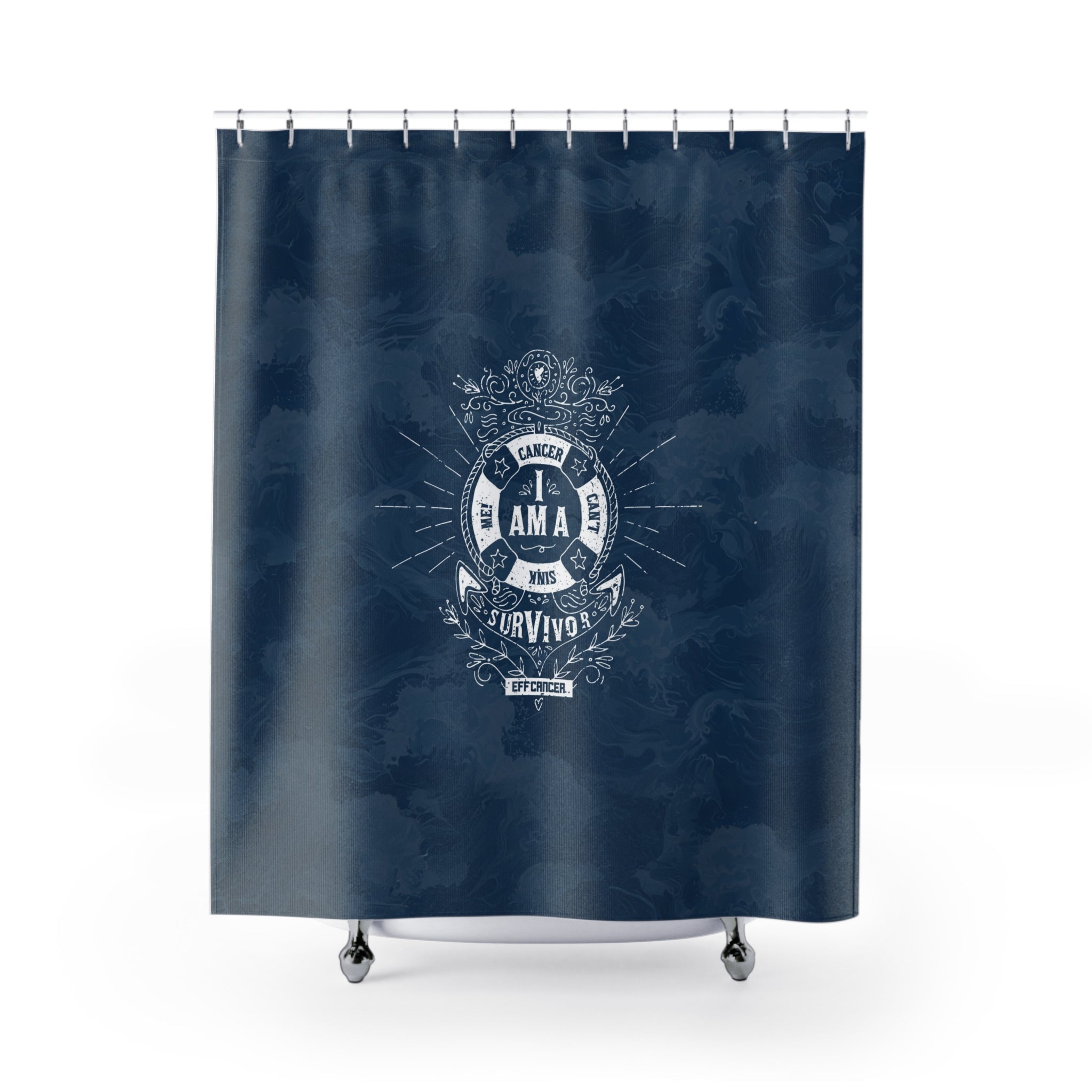 Never Sink Shower Curtain