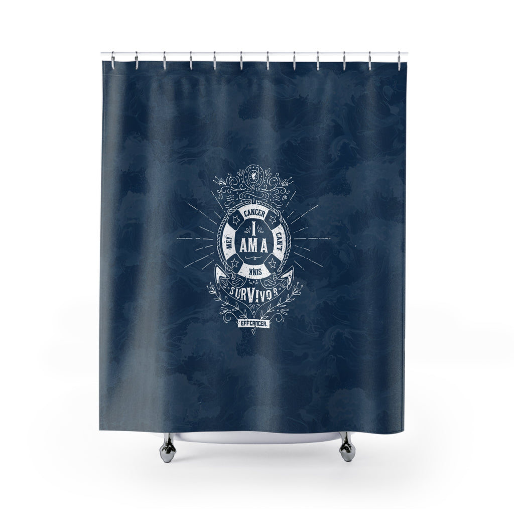 Never Sink Shower Curtain
