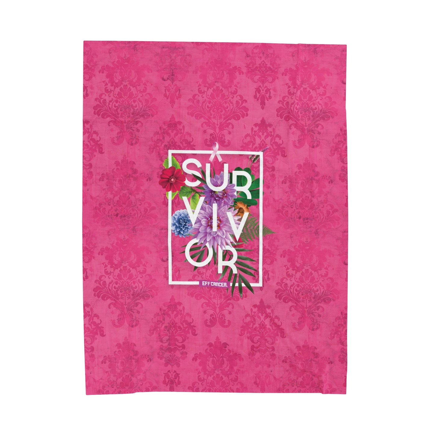 Floral Survival Plush Blanket