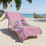 Floral Eff Beach Towel