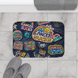 Patchy Bath Mat