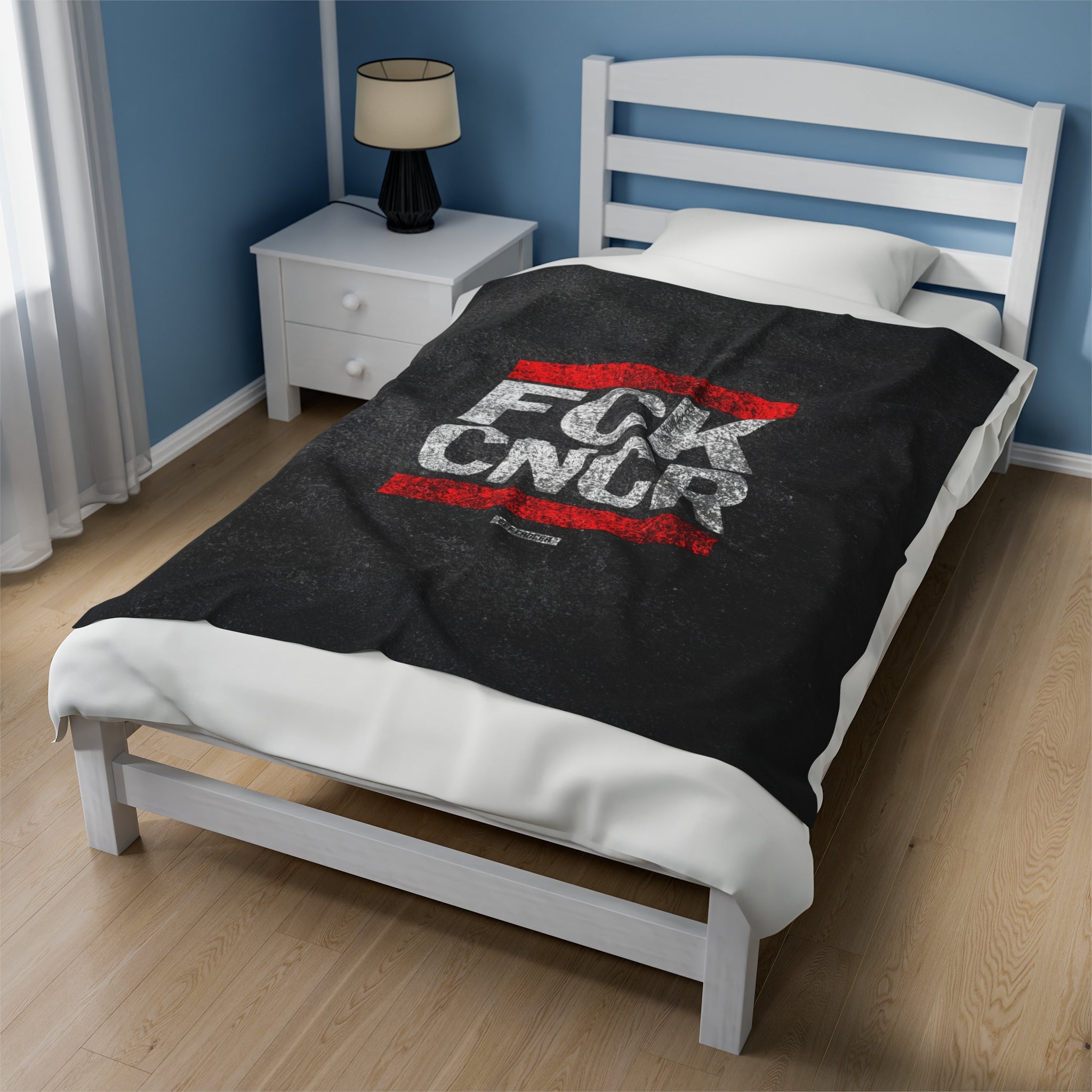 FCK CNCR Plush Blanket