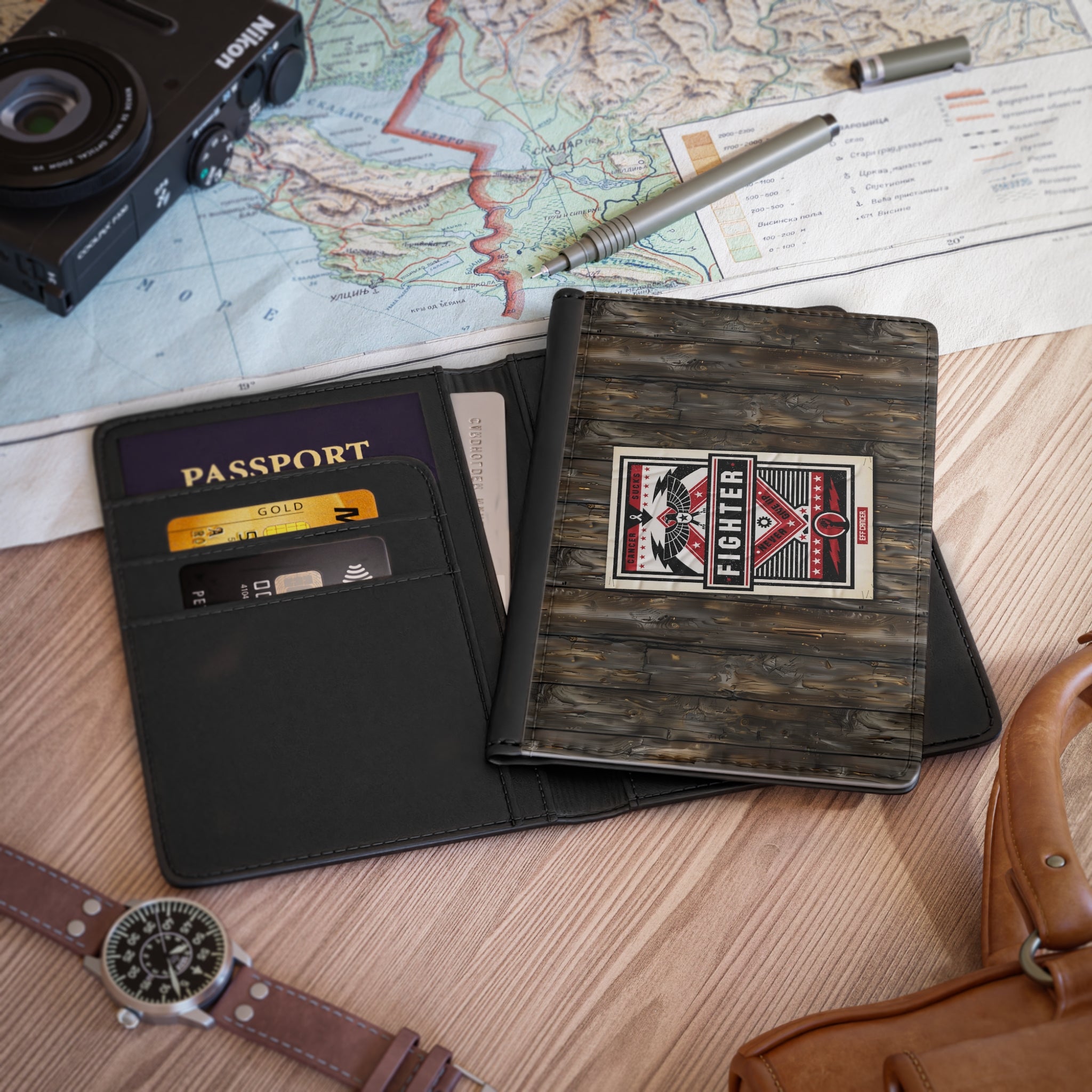 Fighter Street Passport Wallet