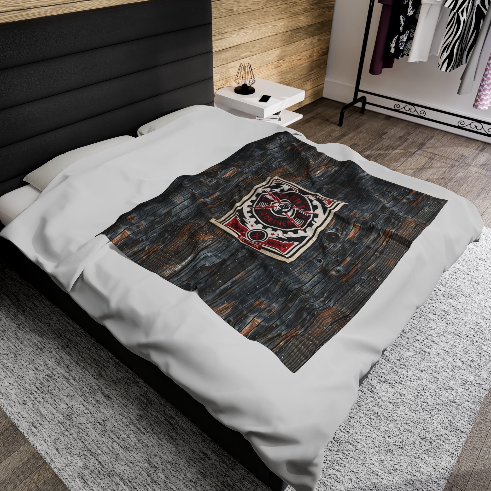 Fight Together Street Plush Blanket