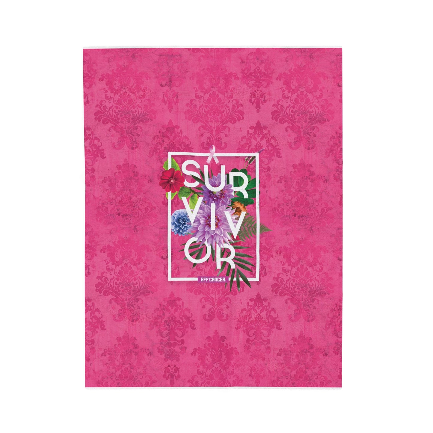 Floral Survival Plush Blanket