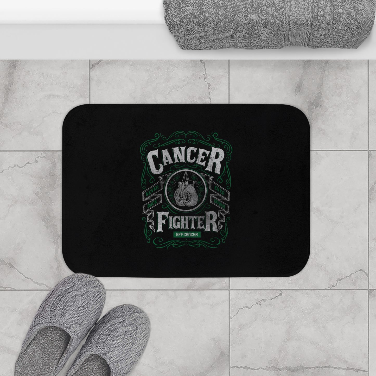 Vintage Fighter Bath Mat