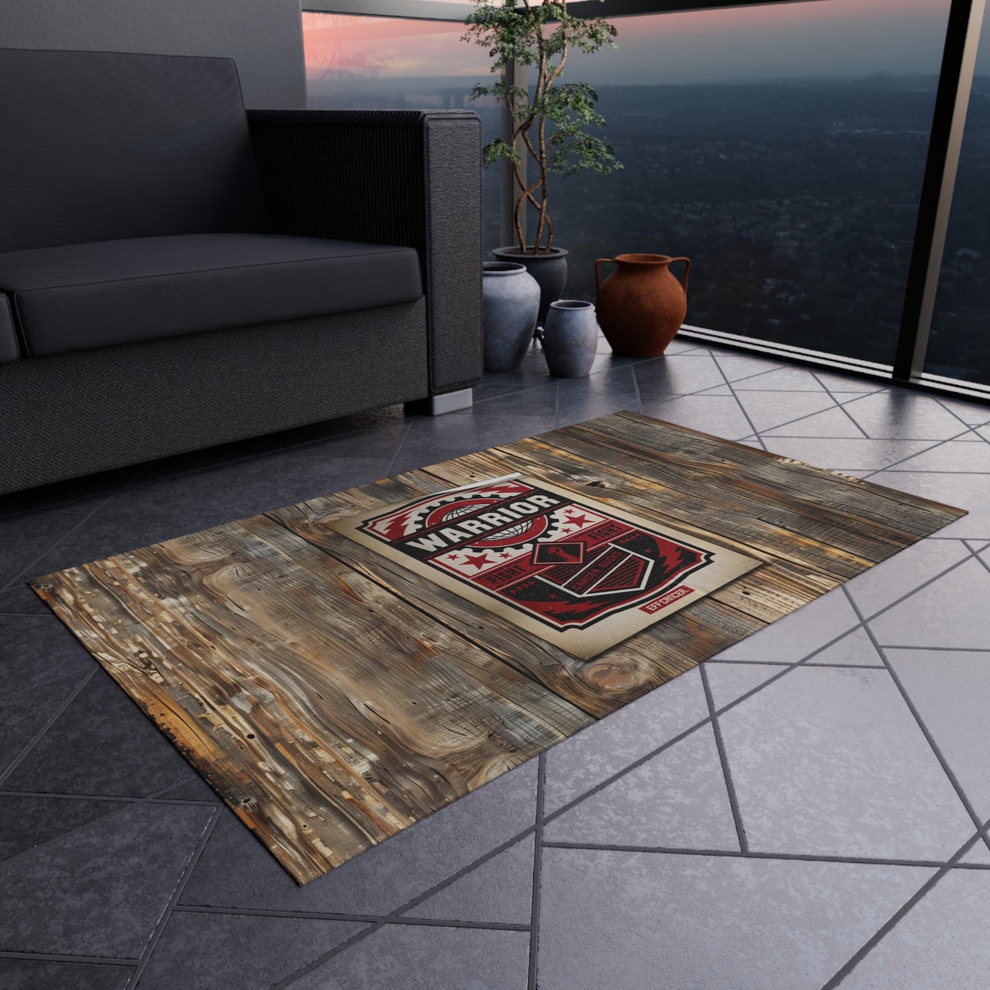 Warrior Street Outdoor Rug