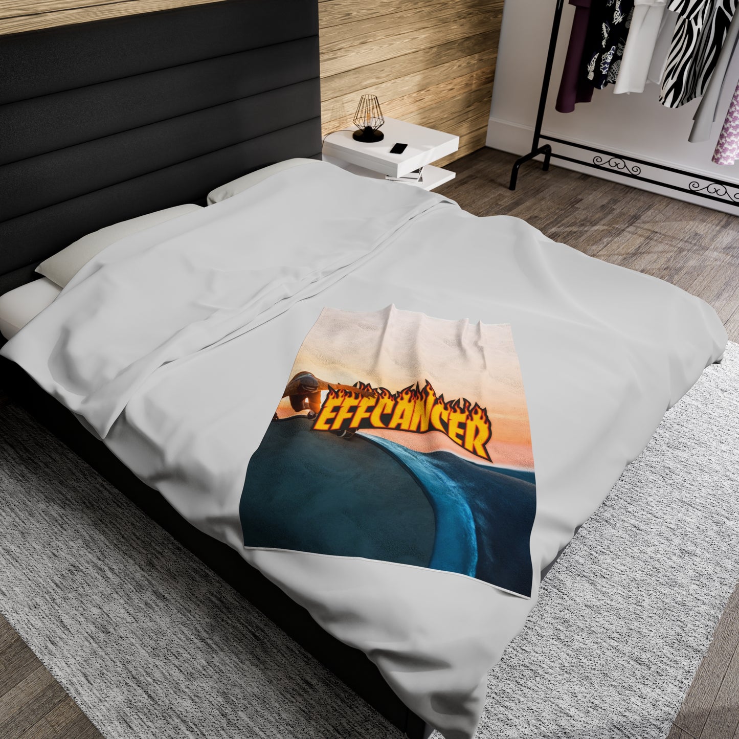 Thrashed Plush Blanket
