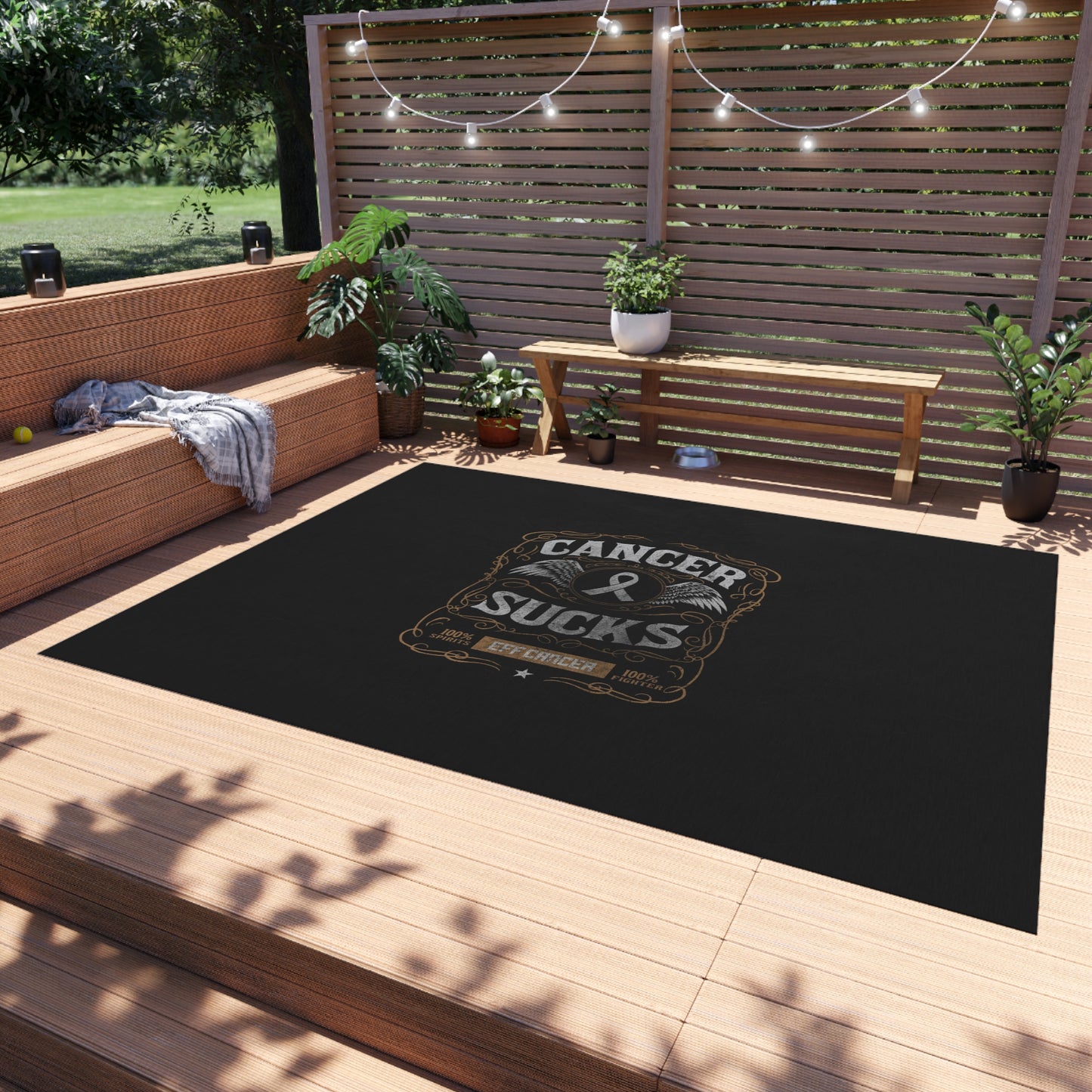 Vintage Sucks Outdoor Rug